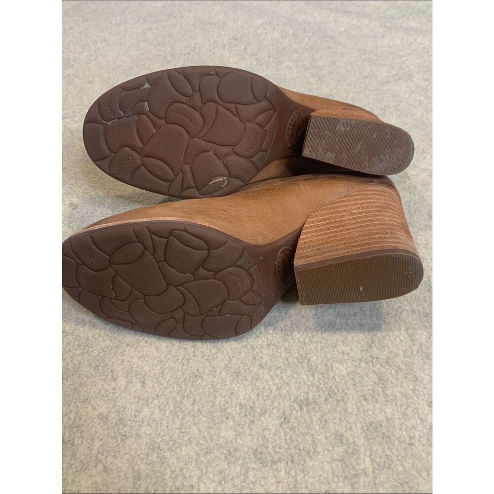 Kork-Ease Women's Brown Leather Slip-On Mules - Picture 6 of 7